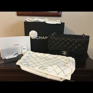 Authentic Chanel Jumbo Flap